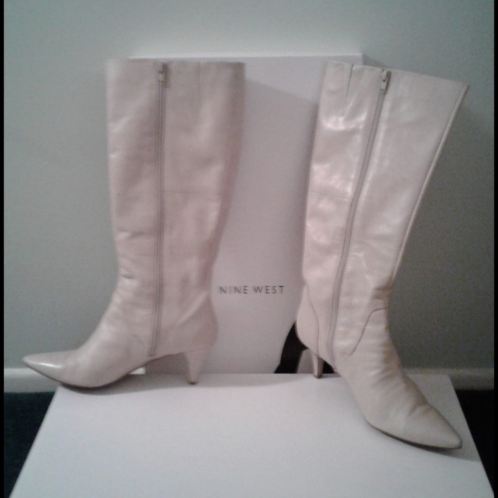 COPY - NINE WEST LEATHER BOOTS